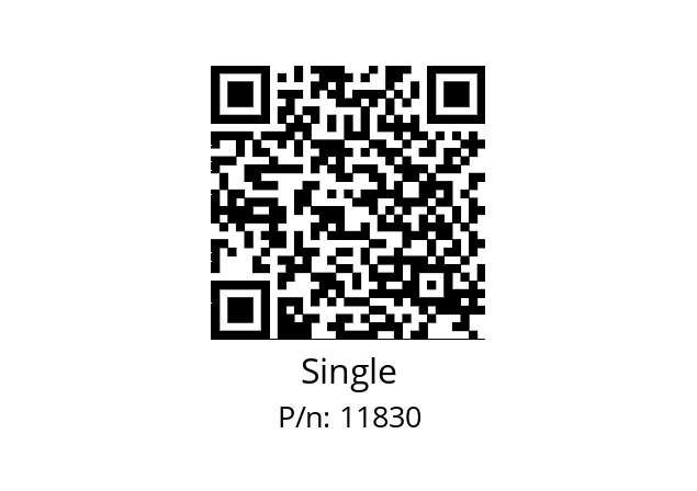   Single 11830