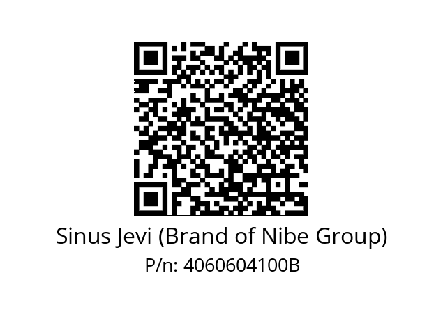  92808062 Sinus Jevi (Brand of Nibe Group) 4060604100B