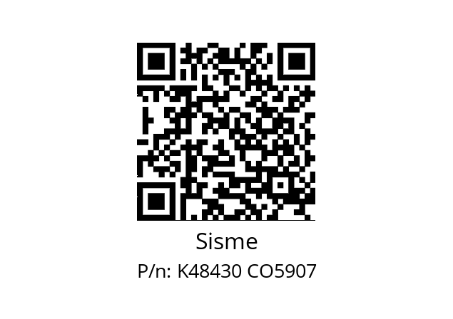   Sisme K48430 CO5907