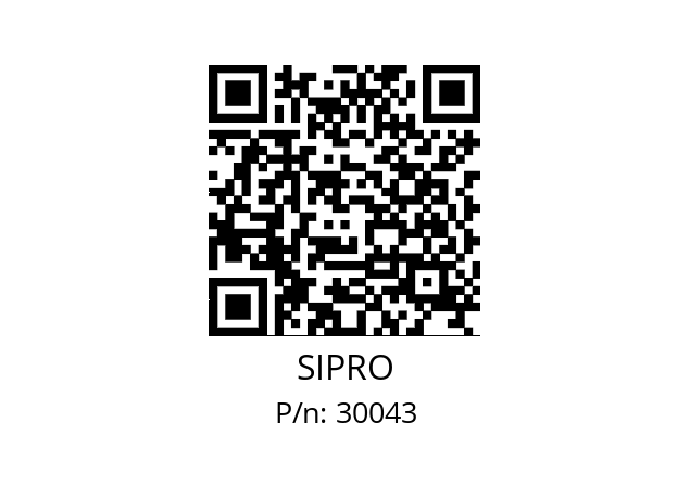   SIPRO 30043