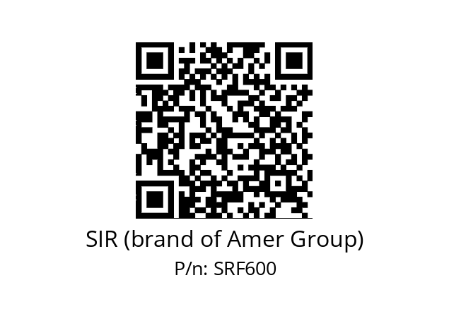   SIR (brand of Amer Group) SRF600