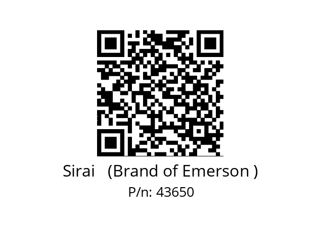   Sirai   (Brand of Emerson ) 43650