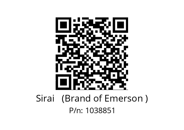   Sirai   (Brand of Emerson ) 1038851