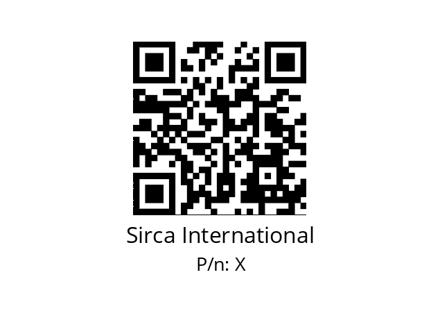   Sirca International X