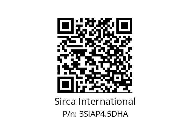   Sirca International 3SIAP4.5DHA