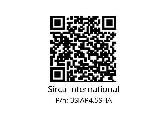   Sirca International 3SIAP4.5SHA