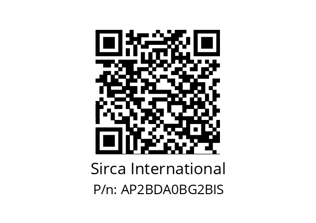   Sirca International AP2BDA0BG2BIS