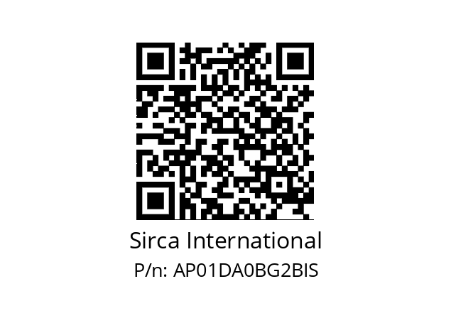   Sirca International AP01DA0BG2BIS