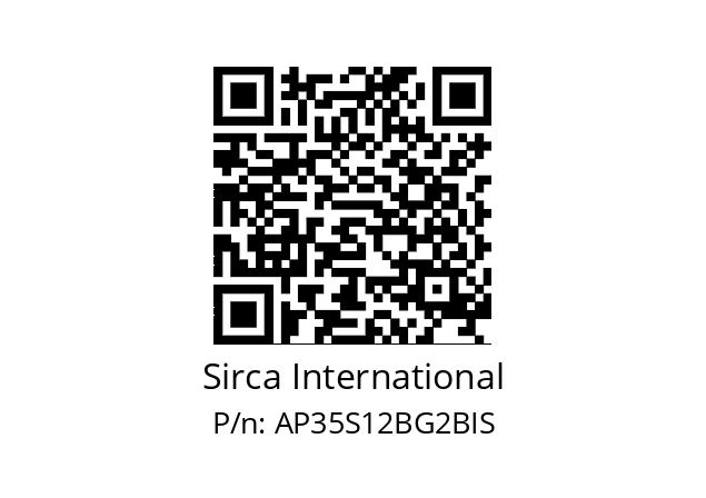   Sirca International AP35S12BG2BIS