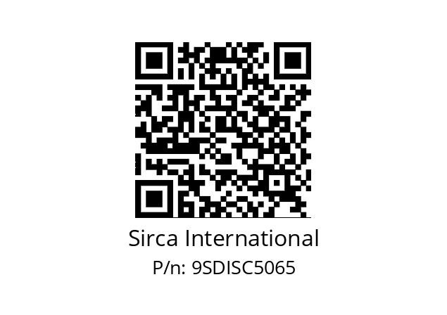  VTB300 Sirca International 9SDISC5065