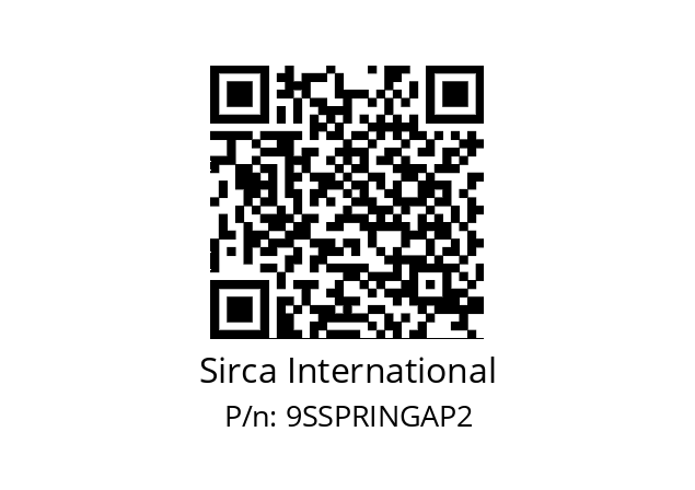   Sirca International 9SSPRINGAP2