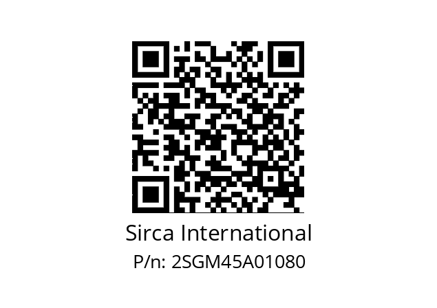   Sirca International 2SGM45A01080