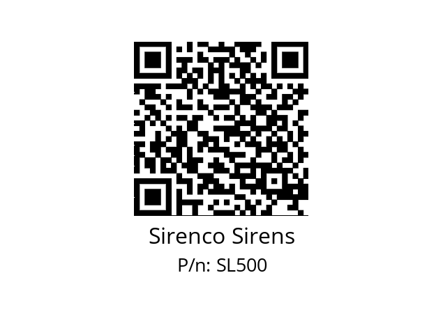   Sirenco Sirens SL500