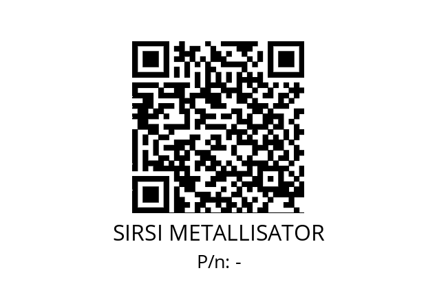   SIRSI METALLISATOR -