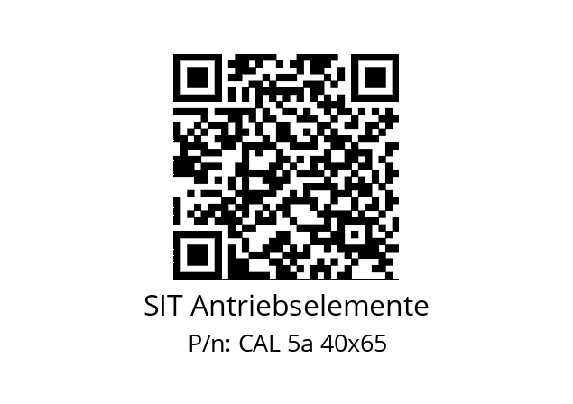   SIT Antriebselemente CAL 5a 40x65