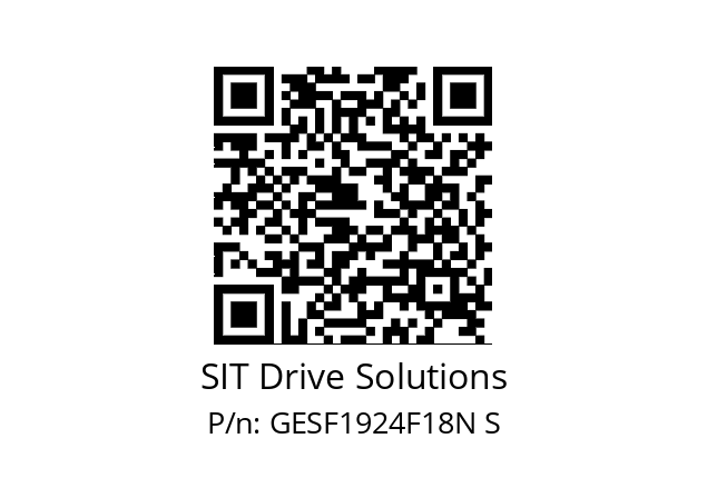   SIT Drive Solutions GESF1924F18N S