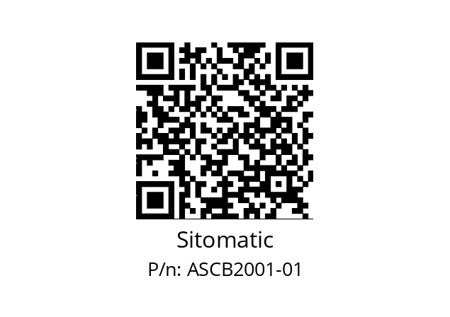   Sitomatic ASCB2001-01