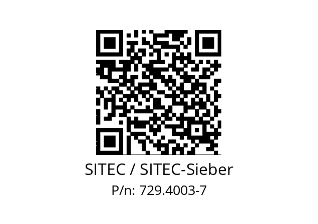   SITEC / SITEC-Sieber 729.4003-7