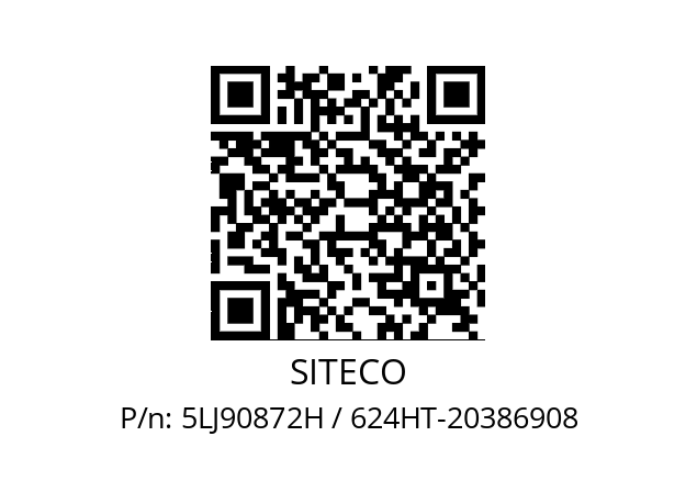   SITECO 5LJ90872H / 624HT-20386908