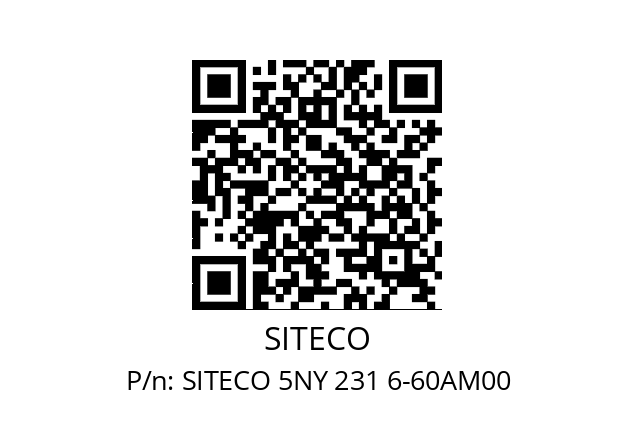   SITECO SITECO 5NY 231 6-60AM00