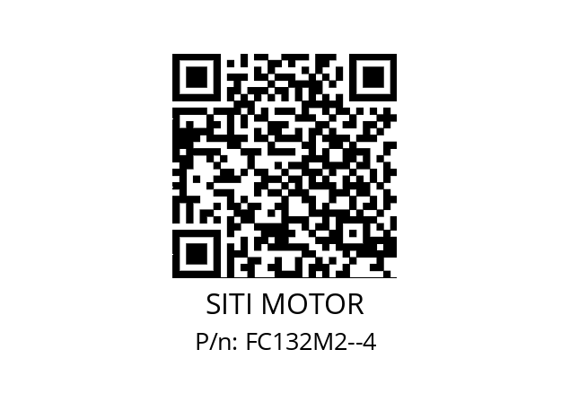   SITI MOTOR FC132M2-­4