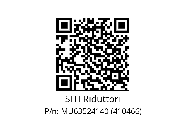   SITI Riduttori MU63524140 (410466)