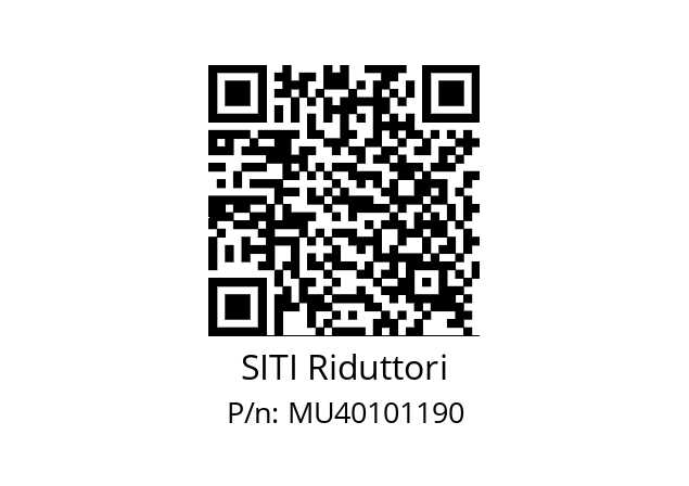   SITI Riduttori MU40101190