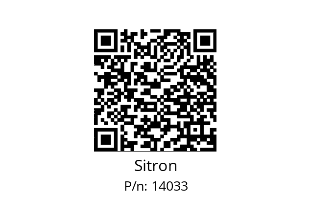  SST 01-10-016-004-20-H-1D1-0.5-J5 Sitron 14033