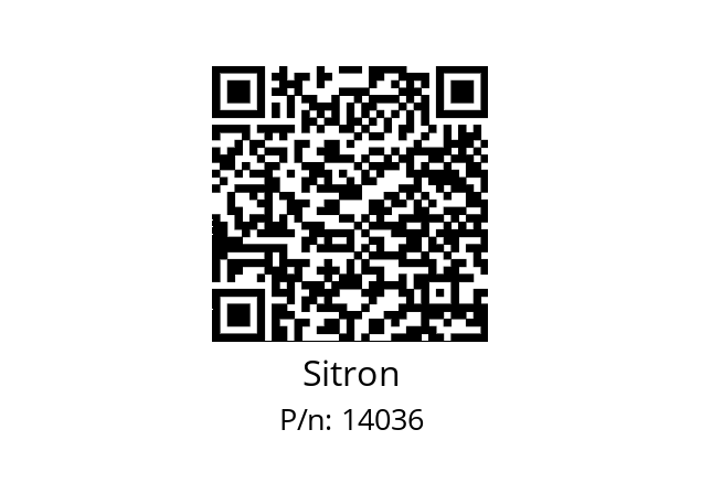  SST 01-10-038-016-20-H-1D1-0.5-J5 Sitron 14036