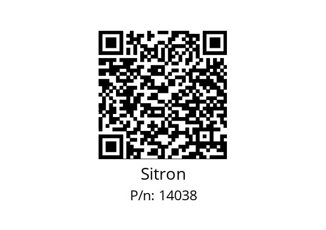  SST 01-10-054-024-20-H-1D1-0.5-J5 Sitron 14038