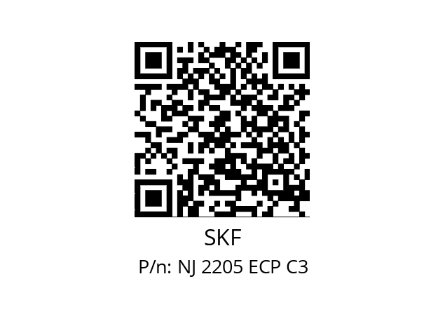   SKF NJ 2205 ECP C3