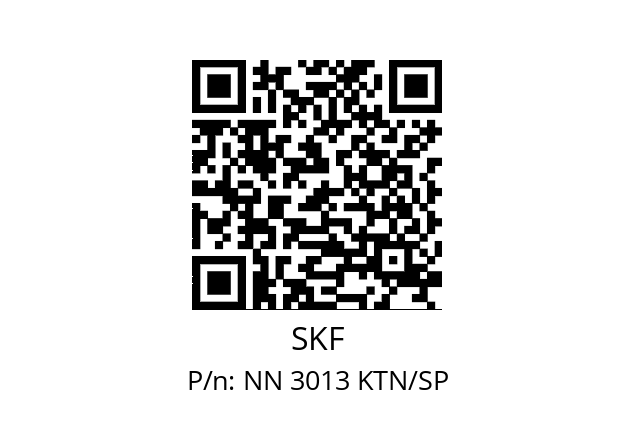   SKF NN 3013 KTN/SP