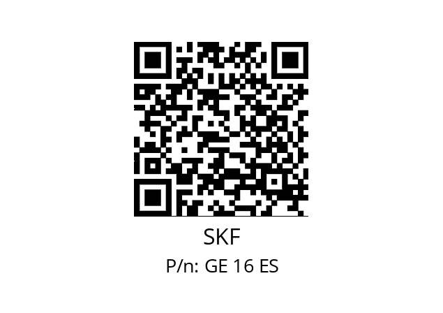   SKF GE 16 ES