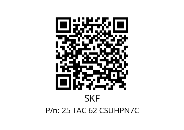   SKF 25 TAC 62 CSUHPN7C