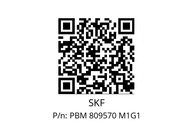   SKF PBM 809570 M1G1