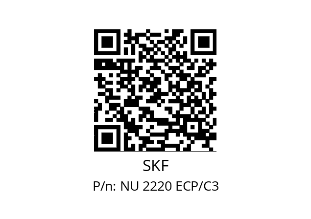   SKF NU 2220 ECP/C3