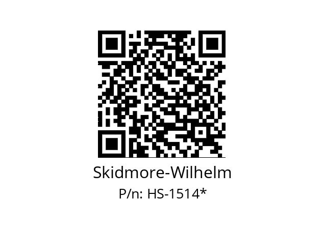   Skidmore-Wilhelm HS-1514*