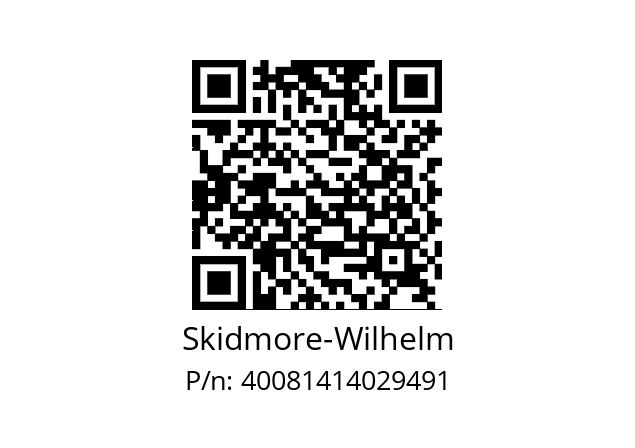   Skidmore-Wilhelm 40081414029491