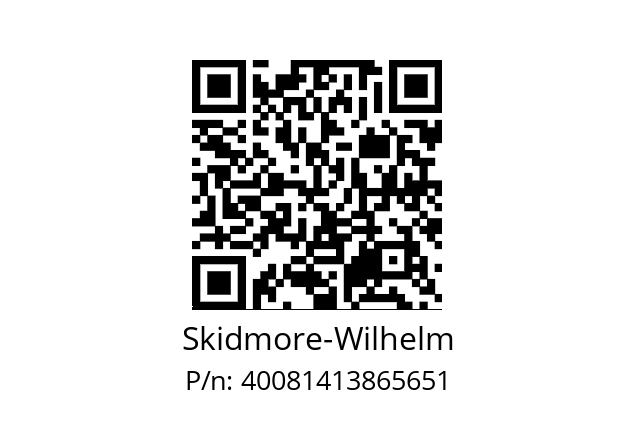   Skidmore-Wilhelm 40081413865651