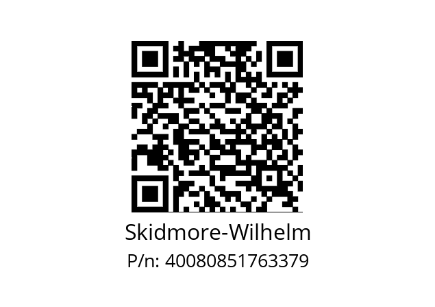   Skidmore-Wilhelm 40080851763379