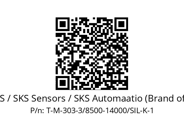   EPIC SENSORS / SKS Sensors / SKS Automaatio (Brand of Lapp Group) T-M-303-3/8500-14000/SIL-K-1