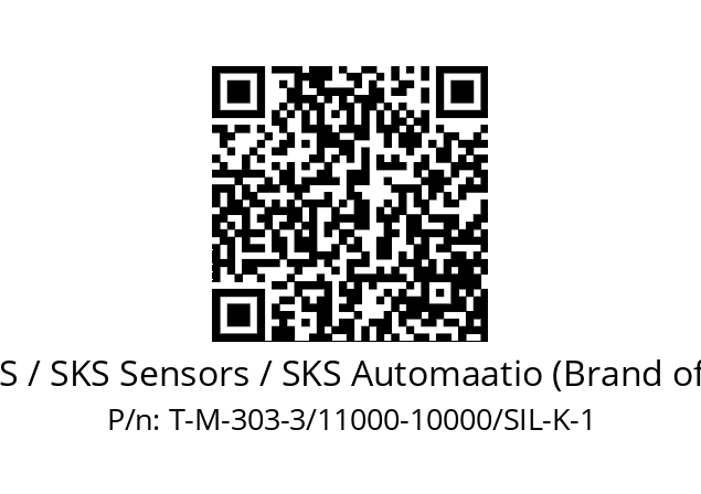   EPIC SENSORS / SKS Sensors / SKS Automaatio (Brand of Lapp Group) T-M-303-3/11000-10000/SIL-K-1