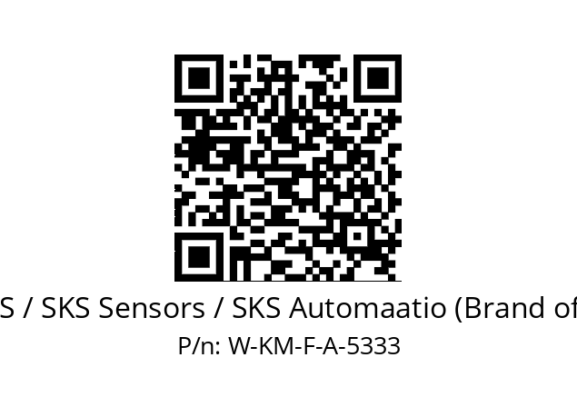   EPIC SENSORS / SKS Sensors / SKS Automaatio (Brand of Lapp Group) W-KM-F-A-5333