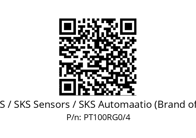   EPIC SENSORS / SKS Sensors / SKS Automaatio (Brand of Lapp Group) PT100RG0/4