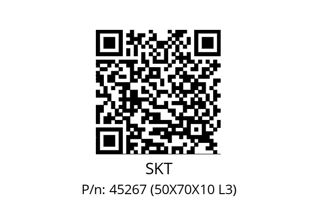   SKT 45267 (50X70X10 L3)