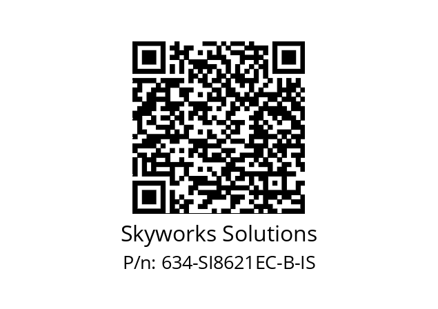   Skyworks Solutions 634-SI8621EC-B-IS