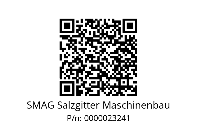   SMAG Salzgitter Maschinenbau 0000023241