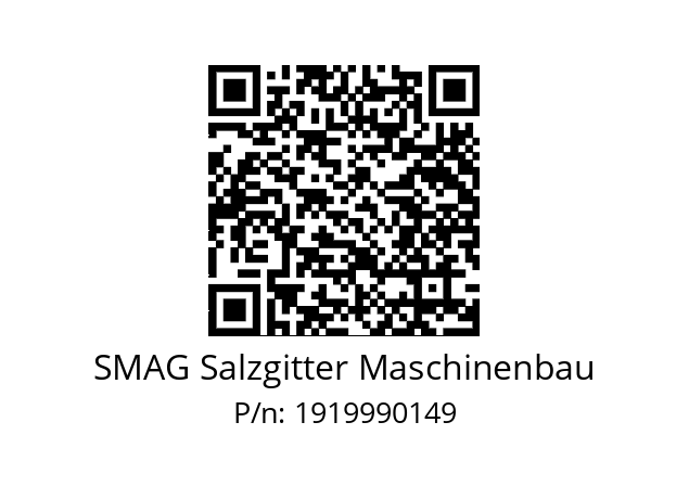   SMAG Salzgitter Maschinenbau 1919990149