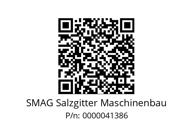   SMAG Salzgitter Maschinenbau 0000041386