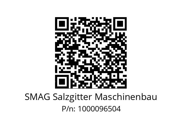   SMAG Salzgitter Maschinenbau 1000096504